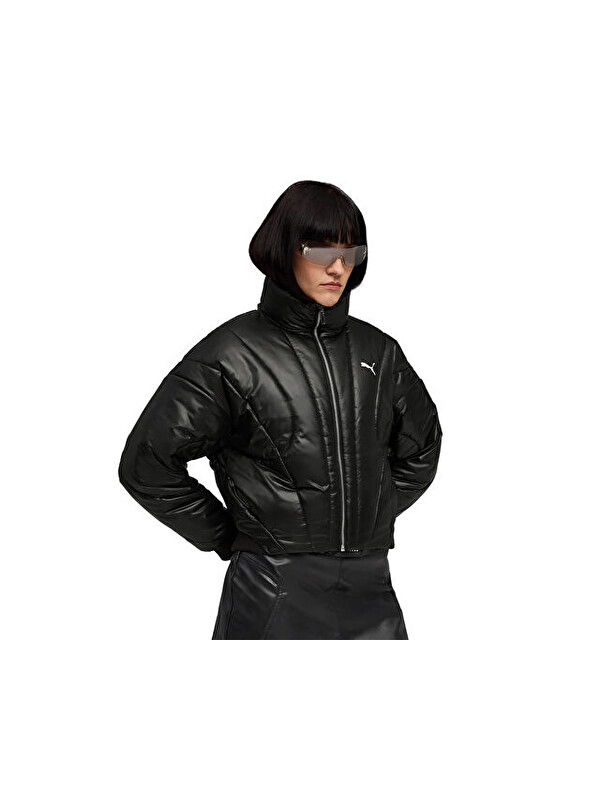 Puma Dare To Puffer Jacket Kadın Günlük Mont 63217301 Siyah