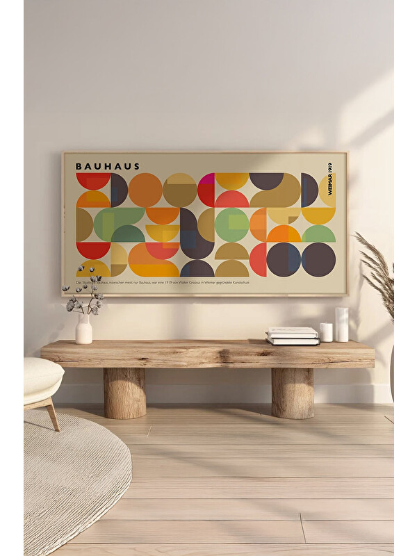 Artavessa Tek Parça Gerçek Ham Ahşap Yatay Panorama Çerçeveli Tablo - Model 4 - 33 x 70
