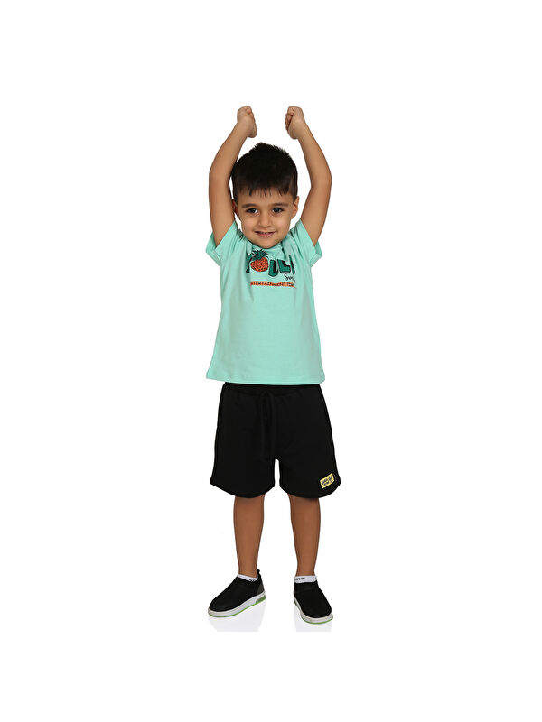 Toontoykids Erkek Çocuk Hollo Baskılı Şortlu Takım