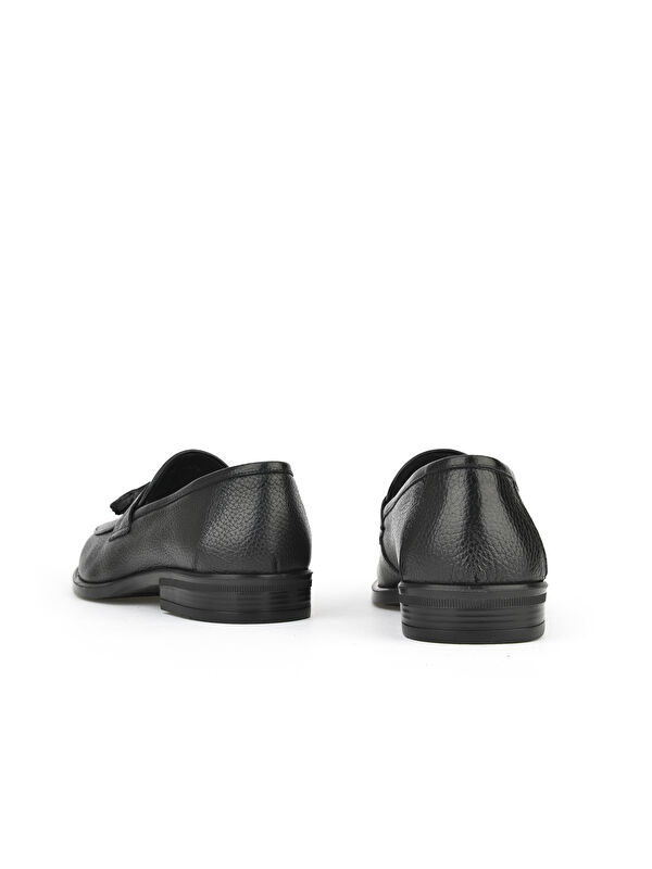 Erkek Hakiki Deri Ayakkabı 151986Z4074 Siyah - Görsel 4