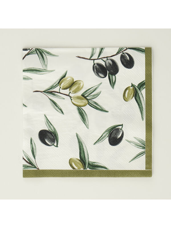 Bella Maison Olive 40'lı Peçete (33x33 cm)