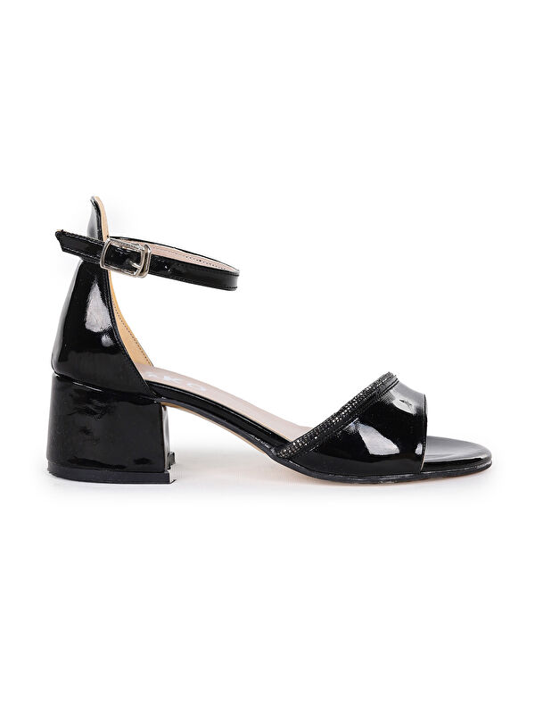 Elos Rugan Günlük Kız Çocuk 4 Cm Topuklu Sandalet Ayakkabı - Görsel 5