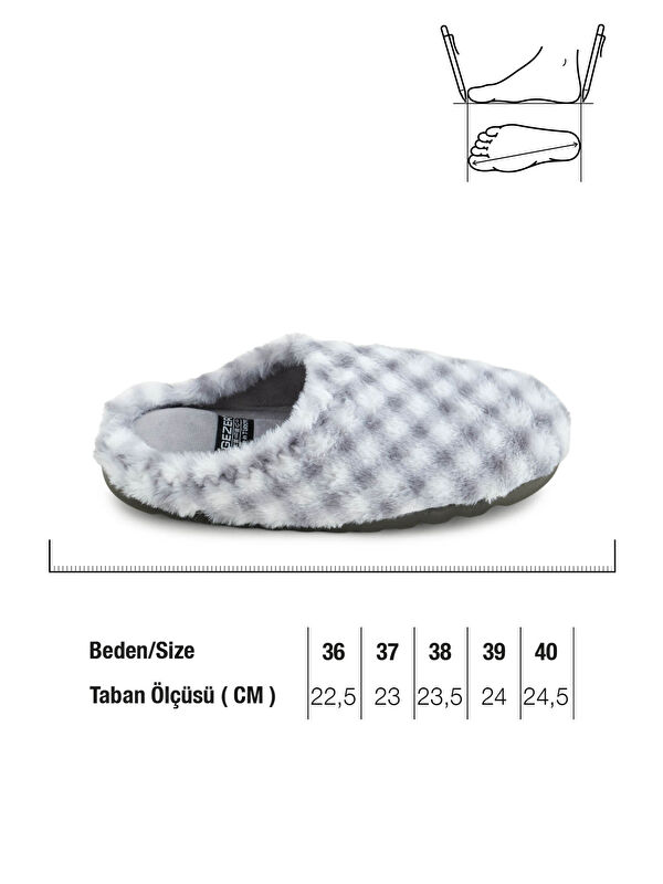 Gezer Pembe Gezer Kışlık Ev Kadın Gondol Rahat Taban