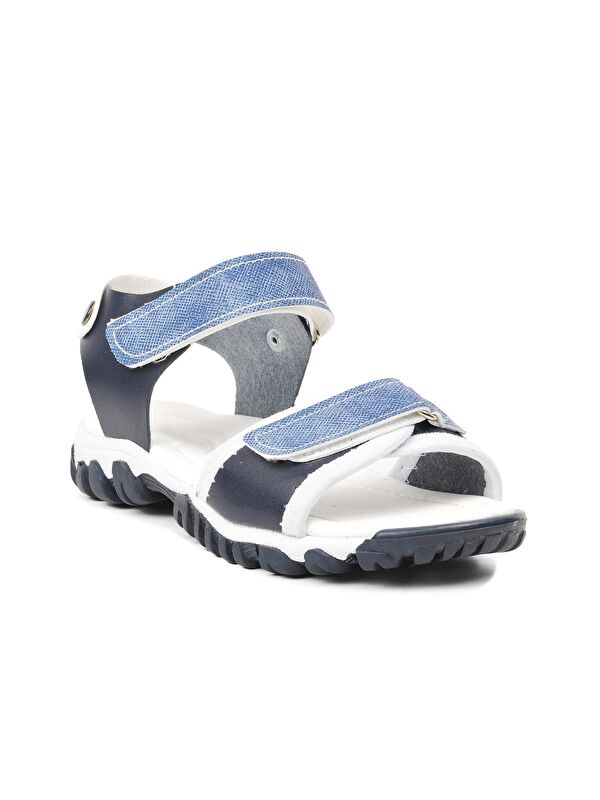 Ortopedik Cırtlı Erkek Çocuk Sandalet 22Y06 - Görsel 4