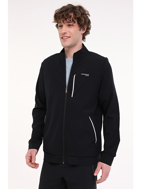 Lumberjack ML HOPE 18ITL400 5FX Siyah Erkek Fermuarlı Sweatshirt Hırka