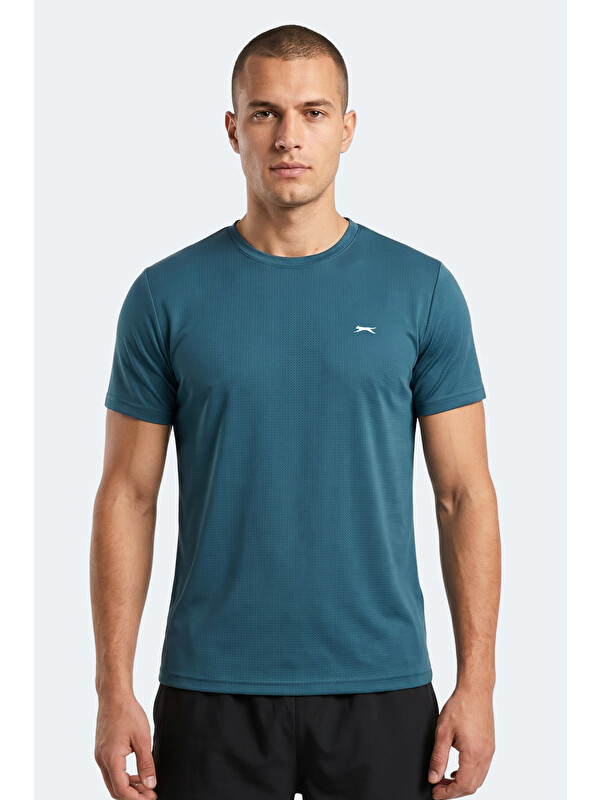 SLAZENGER HARDFLEX Erkek Petrol Tişört