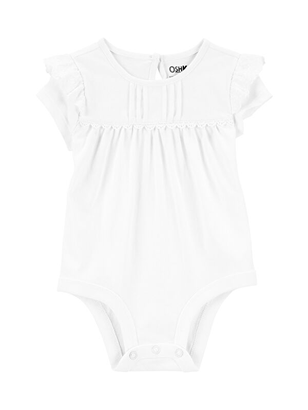 Oshkosh Kız Bebek Body Beyaz