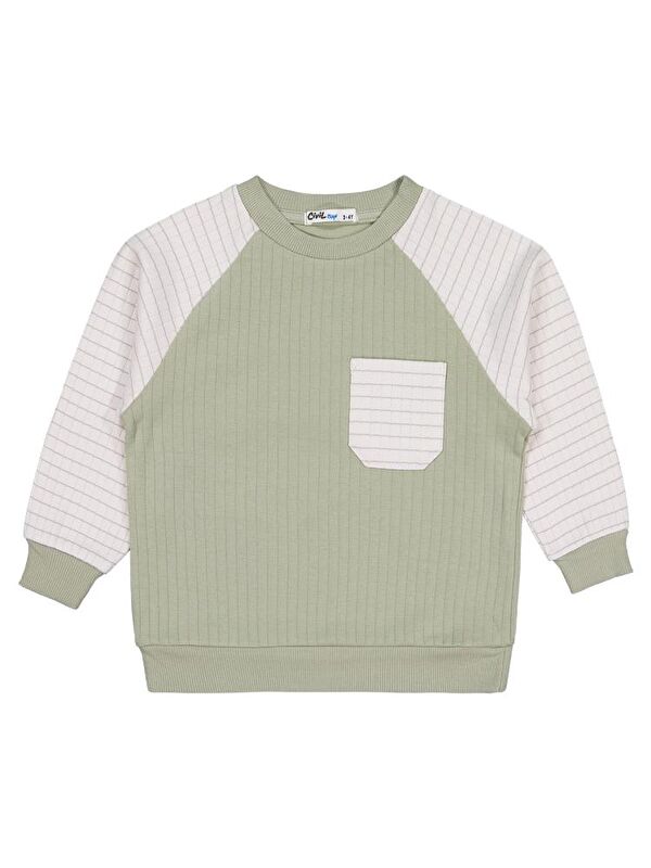 Civil Boys Cepli 2-5 Yaş Sweatshirt - Yeşil 5-6 Yaş
