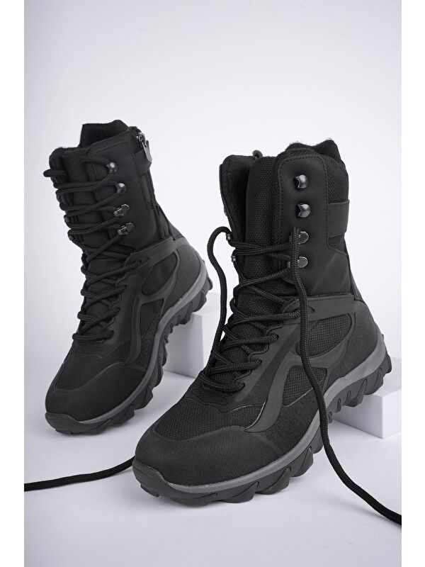 LOVAX Tactical Askeri Fermuarlı ve Bağcıklı Postal Çöl Botu - Görsel 3