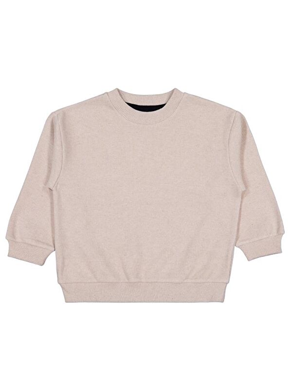 Civil Boys Basic Selanik 2-5 Yaş Sweatshirt - Bej 4-5 Yaş