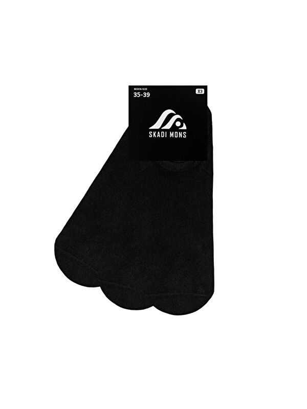 Sneaker 3 Pack Siyah Çorap - Görsel 3