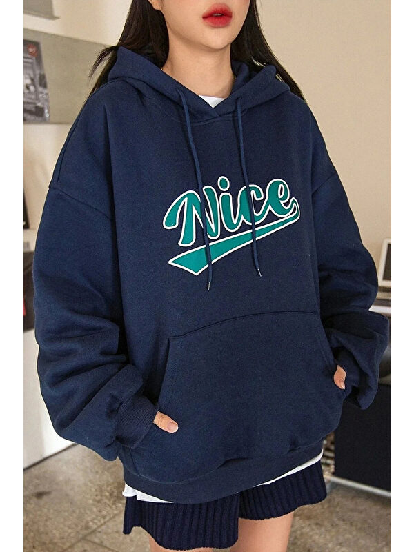 uyguntarz Unisex Nice Baskılı Sweatshirt