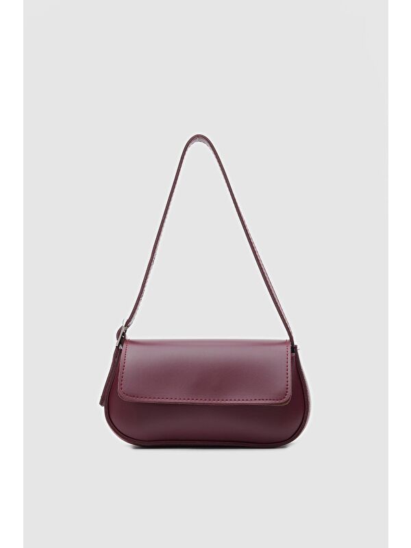 Shulebags Mirage Baget Çanta Bordo