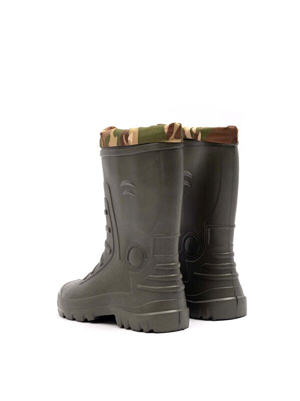 Kışlık Erkek Çoraplı Kısa Fır Çizme - Görsel 8