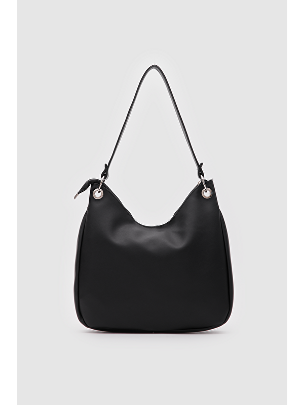 Shulebags Valerie Oval Omuz Çantası Siyah