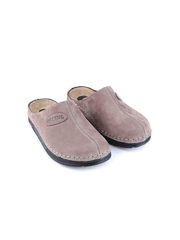 Kışlık Hakiki Deri Erkek Terlik - Görsel 4