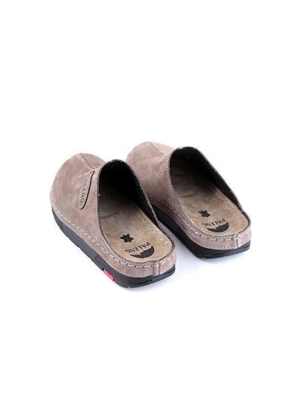 Kışlık Hakiki Deri Erkek Terlik - Görsel 5