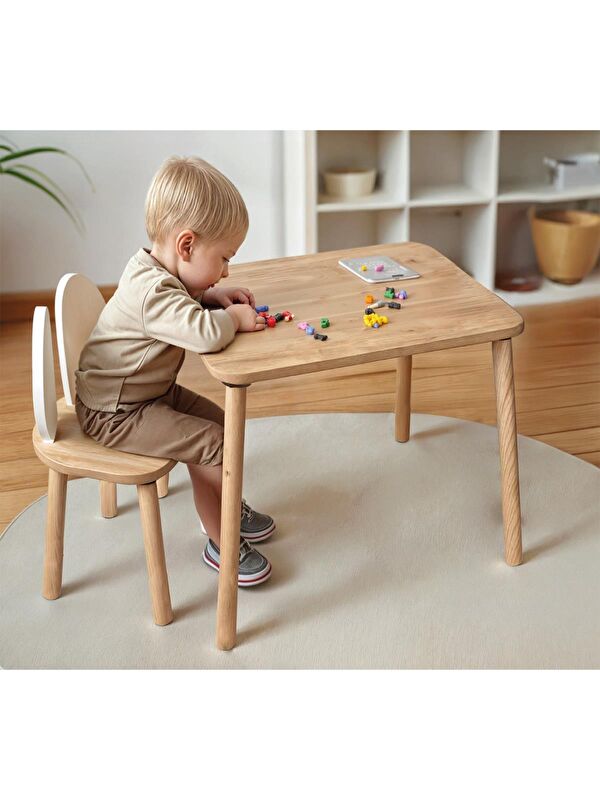 Bee Smart Safir Naturel 1 Sandalye - Standart