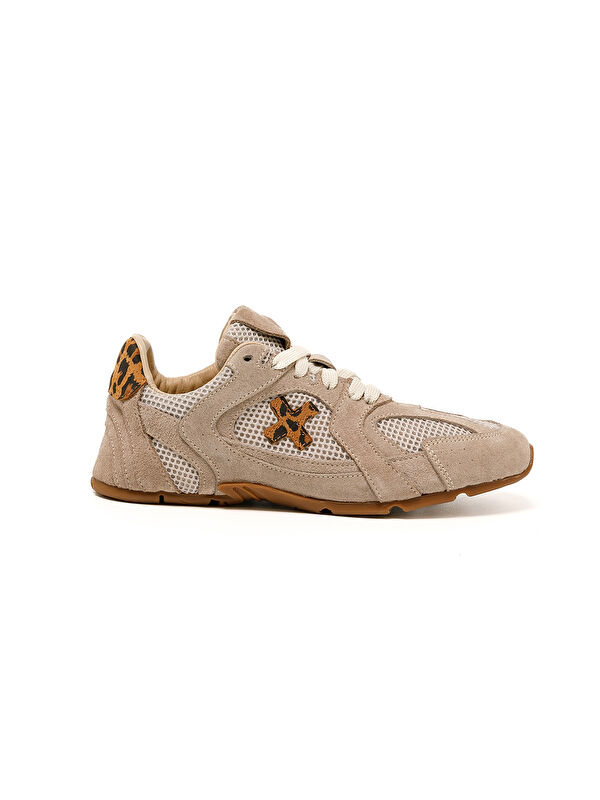 John May Kadın Sneaker ( Günlük) RC-25Y-187-MIU1912 Bej Süet
