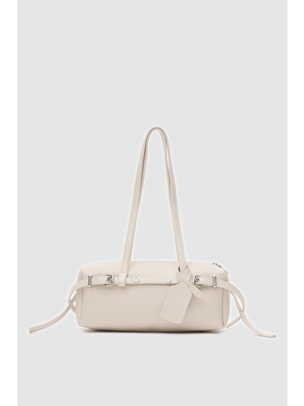 Shulebags Boop Baget Çanta Krem