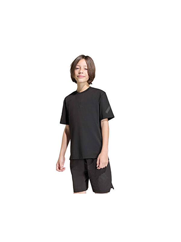 Adidas J Z.N.E. Cl Tee Çocuk Günlük Tişört KD1157 Siyah