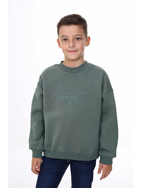 Toontoykids Erkek Çocuk Nakışlı Sweatshirt