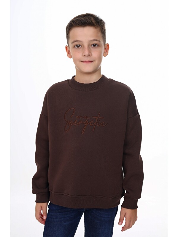 Toontoykids Erkek Çocuk Nakışlı Sweatshirt