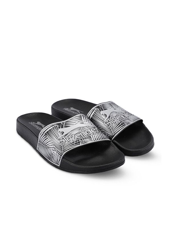 FEVER Erkek Terlik Siyah / Koyu Gri - Görsel 3