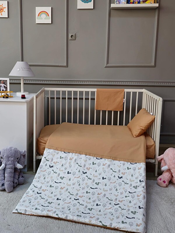 Yuar baby Bebek Nevresim Seti - Pudra