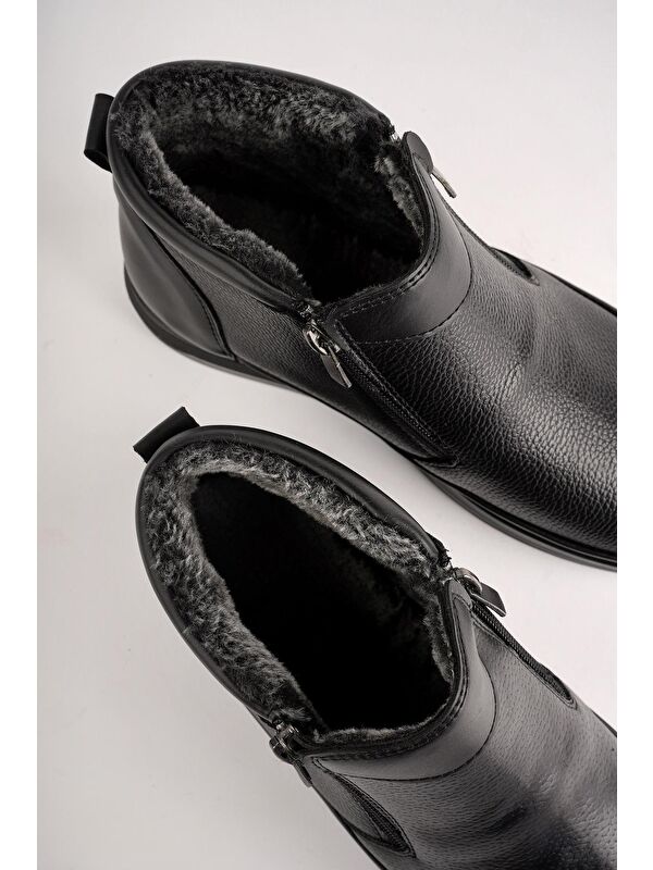 DAVİLA Çift Fermuarlı Kürklü Erkek Bot - Görsel 6