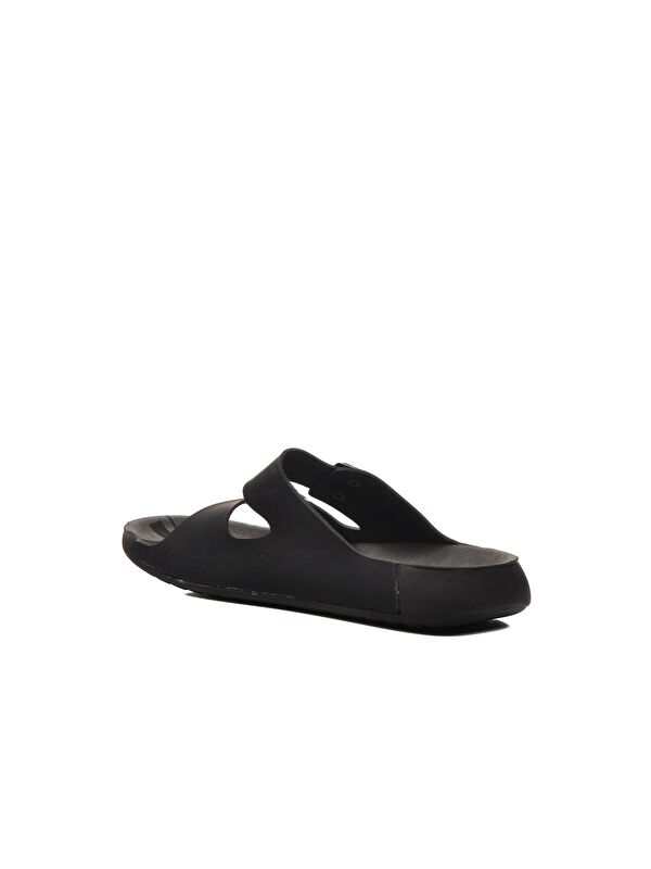 Siyah Çift Bantlı Erkek Terlik 66.001 - Görsel 5