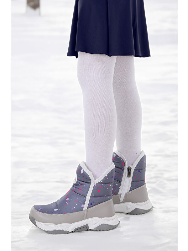 Rocco Fermuarlı Kız Çocuk Kar Botu - Görsel 3