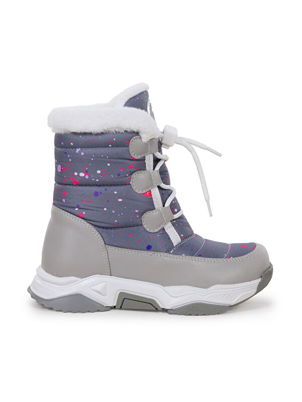 Bambu Bağcıklı Kız Çocuk Kar Botu - Görsel 4