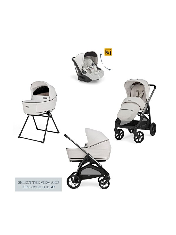 Inglesina Aptica Glam Bebek Arabası ve Darwin Recline Ana Kucaklı, Portbebeli, Stantlı 4'lü Sistem