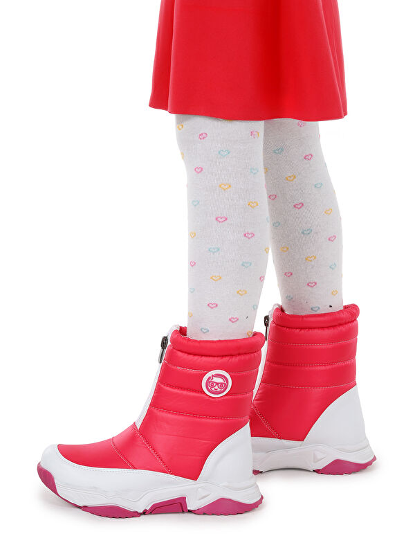 Sumo Fermuarlı Kız Çocuk Kar Botu - Görsel 3