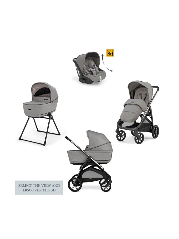 Inglesina Aptica Glam Bebek Arabası ve Darwin Recline Ana Kucaklı, Portbebeli, Stantlı 4'lü Sistem