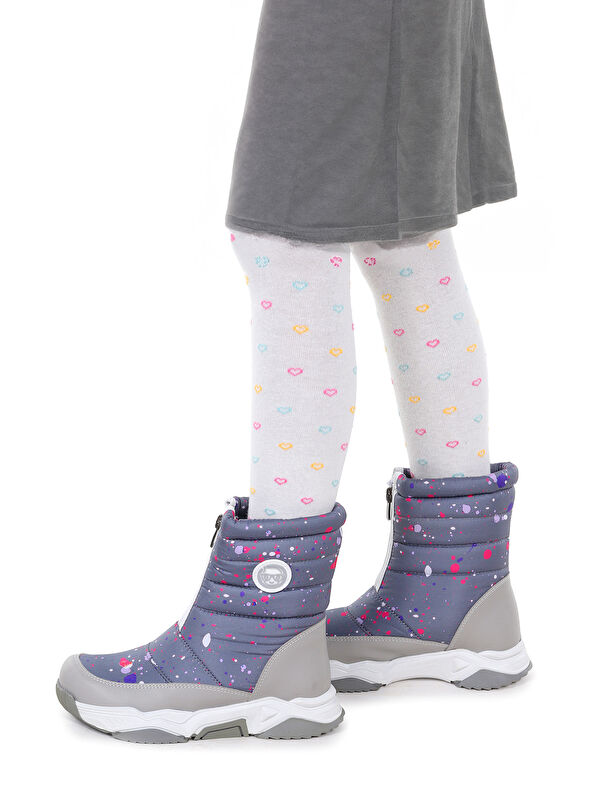 Mars Fermuarlı Kız Çocuk Kar Botu - Görsel 3