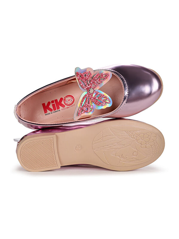 Menz Ayna Kelebek Lastikli Kız Çocuk Babet Ayakkabı - Görsel 6