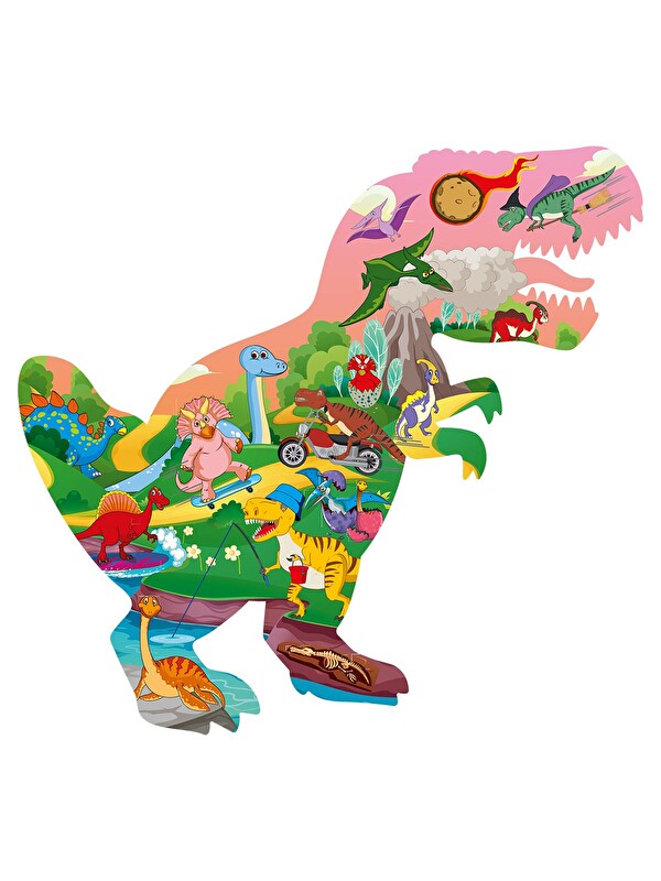 Bee Smart Ahşap Puzzle Dinozor - Standart