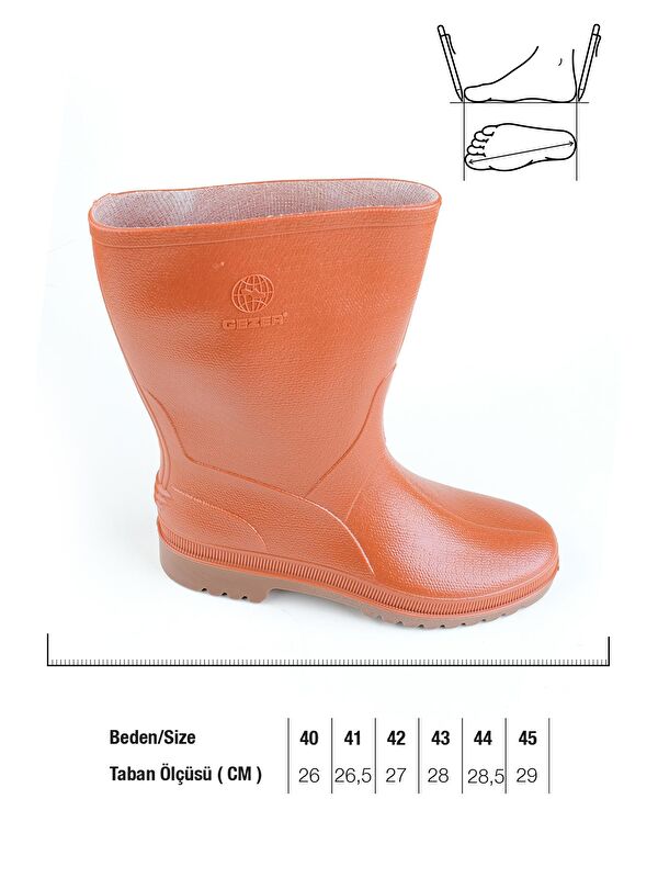 Kışlık Erkek Krep Kısa Çizme - Görsel 3