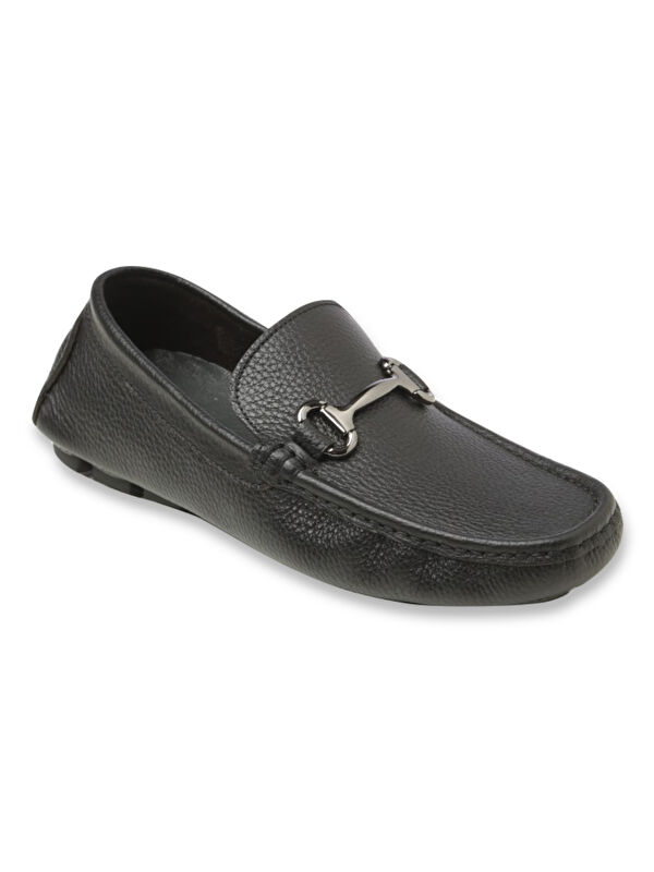 John May Erkek Oxford ( Klasik) TZ-13324 Siyah Kalın Floter
