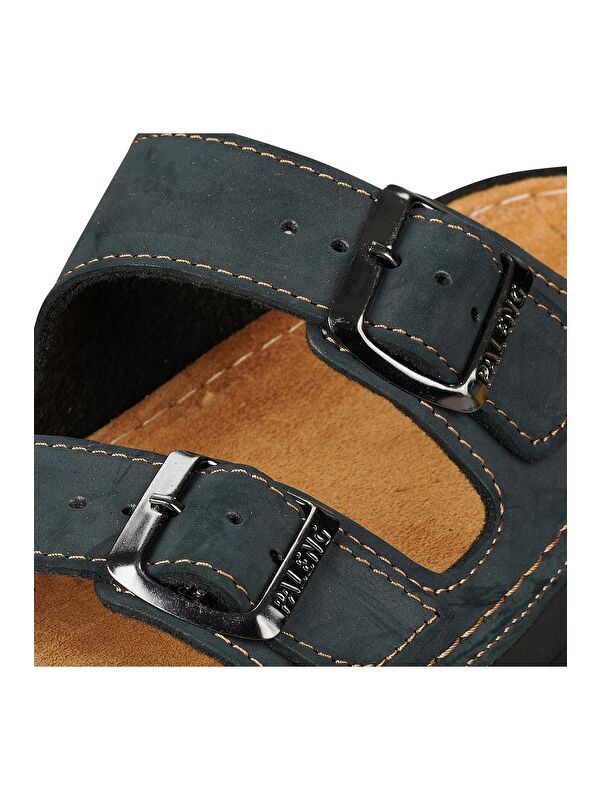 Yazlık Hakiki Deri Erkek Terlik - Görsel 4