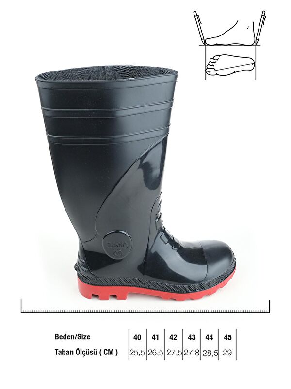 Kışlık Erkek Çelik Burun Çizme - Görsel 4