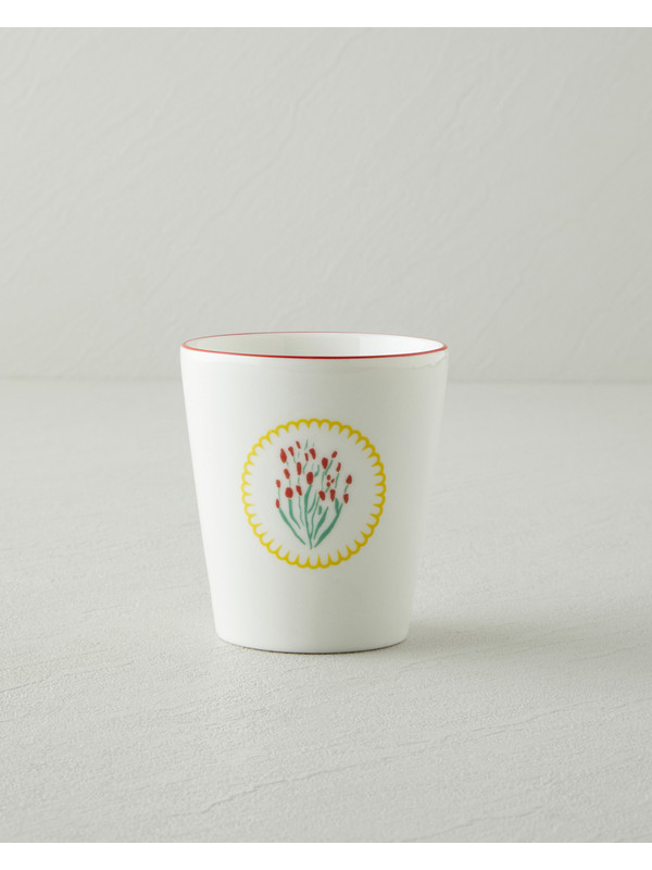 English Home Brightfloria Porselen Bardak 260 ml Beyaz