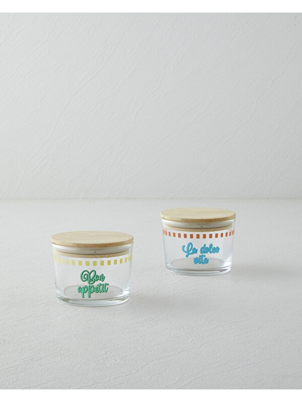 English Home Bon Vita Cam 2'li Baharatlık 220 ml - 220 ml Mavi-yeşil