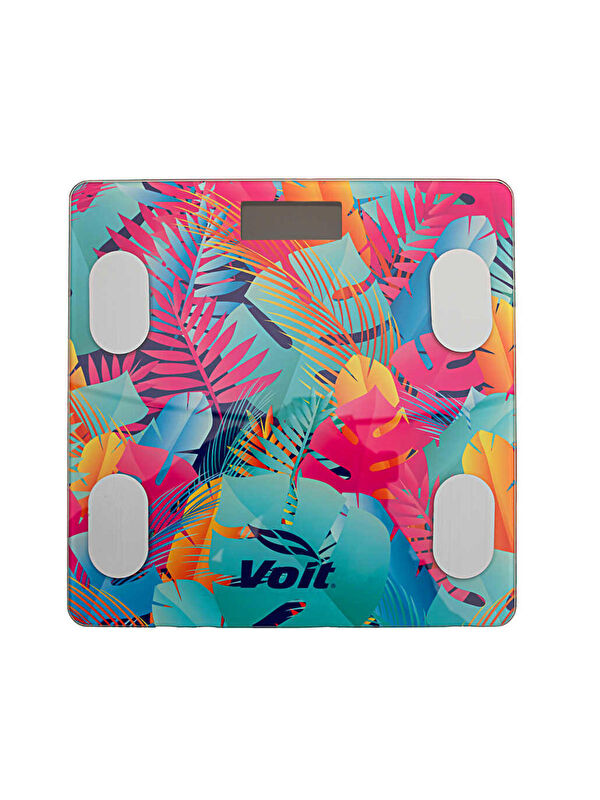 Voit Colorful Bluetooth Baskül Dijital Akıllı Tartı Yağ Ölçer Tartı Çok Renkli