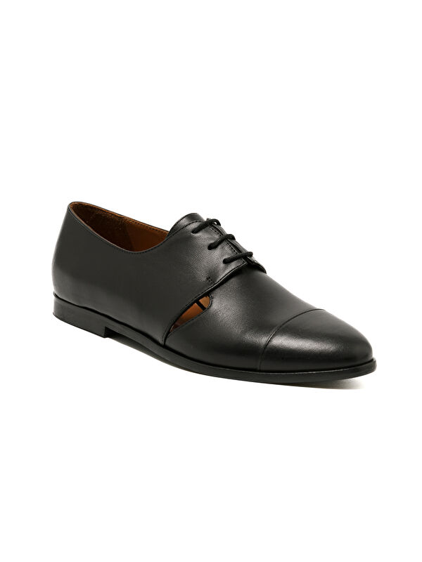 John May Kadın Oxford ( Klasik) MAR-25Y-166-471 Siyah Cilt