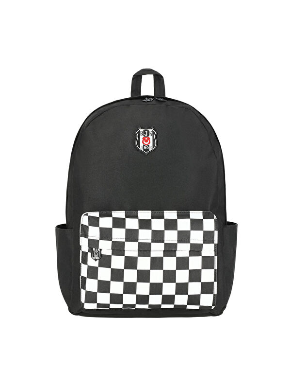 Beşiktaş Dama Cep Desenli Sırt Çantası 25305