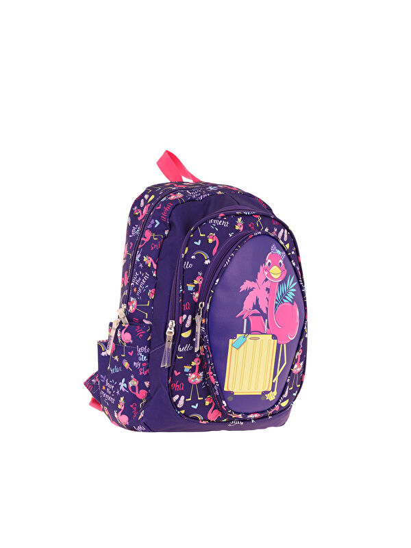 Kaukko Kids Sırt Çantası Leather Flamingo L5223