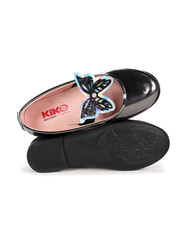 Menz Ayna Kelebek Lastikli Kız Çocuk Babet Ayakkabı - Görsel 6